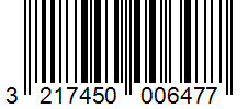 Barcode 3217450006477