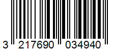 Barcode 3217690034940