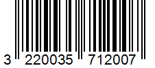 Barcode 3220035712007