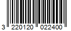 Barcode 3220120022400