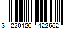 Barcode 3220120422552