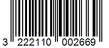 Barcode 3222110002669