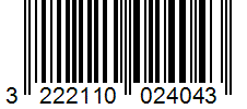 Barcode 3222110024043