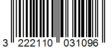 Barcode 3222110031096