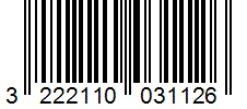 Barcode 3222110031126