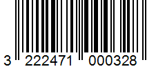 Barcode 3222471000328