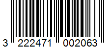 Barcode 3222471002063