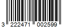 Barcode 3222471002599