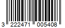 Barcode 3222471005408