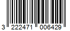 Barcode 3222471006429