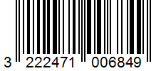 Barcode 3222471006849