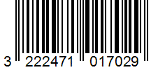 Barcode 3222471017029