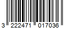Barcode 3222471017036