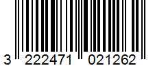 Barcode 3222471021262
