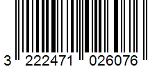 Barcode 3222471026076