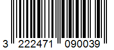 Barcode 3222471090039