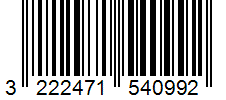 Barcode 3222471540992