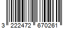 Barcode 3222472670261