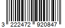 Barcode 3222472920847