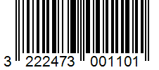 Barcode 3222473001101