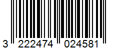 Barcode 3222474024581