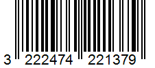 Barcode 3222474221379