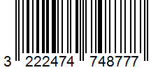 Barcode 3222474748777