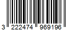 Barcode 3222474969196