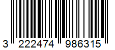 Barcode 3222474986315