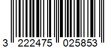 Barcode 3222475025853