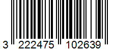 Barcode 3222475102639