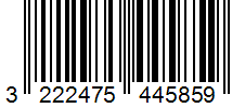 Barcode 3222475445859