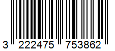 Barcode 3222475753862