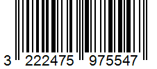 Barcode 3222475975547