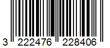 Barcode 3222476228406
