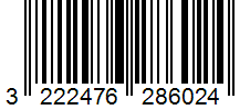 Barcode 3222476286024
