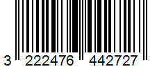 Barcode 3222476442727