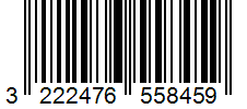 Barcode 3222476558459
