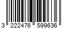 Barcode 3222476599636