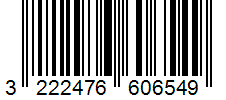 Barcode 3222476606549