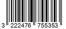Barcode 3222476755353