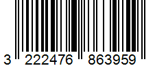Barcode 3222476863959