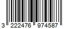 Barcode 3222476974587