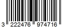 Barcode 3222476974716