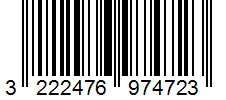 Barcode 3222476974723
