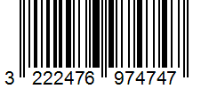 Barcode 3222476974747