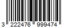 Barcode 3222476999474