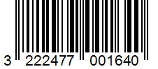 Barcode 3222477001640
