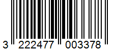 Barcode 3222477003378