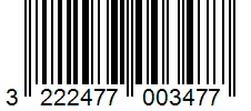 Barcode 3222477003477